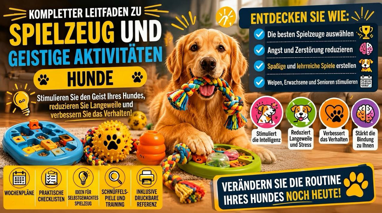 Leitfaden für Hundespielzeug und mentale Aktivitäten
