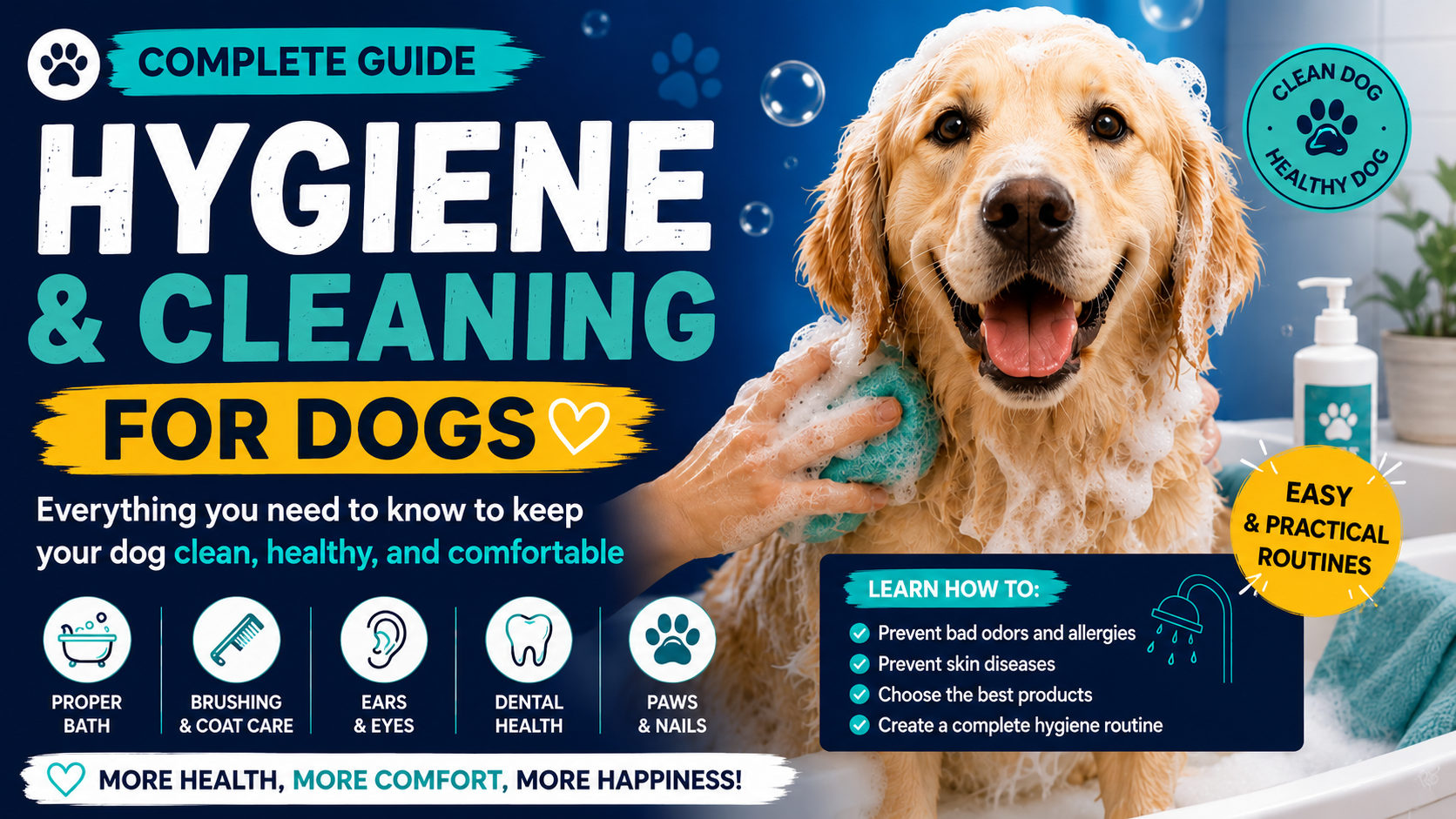 Complete Guide to Dog Hygiene and Cleaning