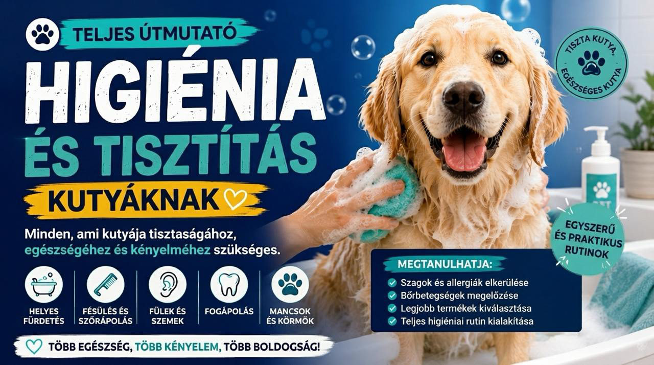 Teljes útmutató a kutyák higiéniájához és tisztításához