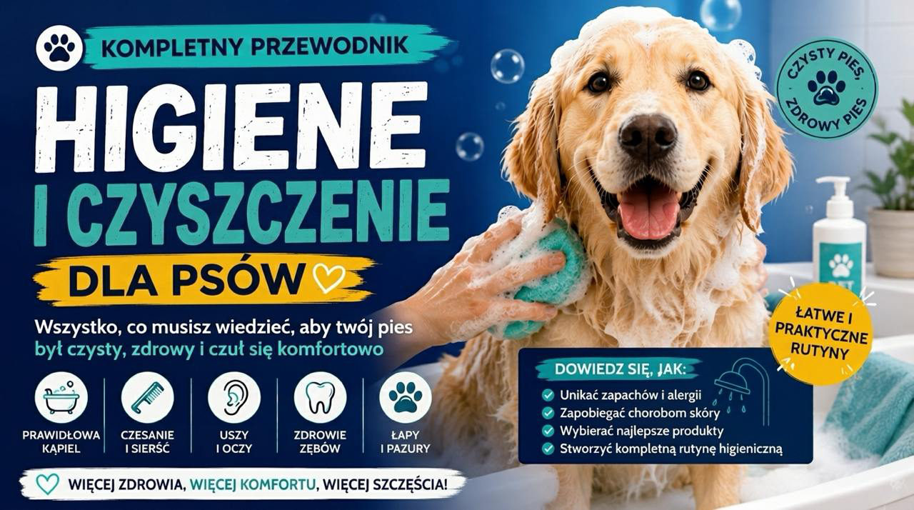 Kompletny przewodnik po higienie i czyszczeniu psa